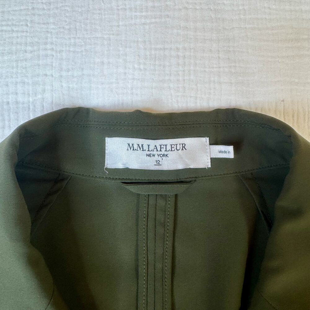 MM LaFleur Moreland OrigamiTech Jacket Olive Green Women's 12 Pockets Gorpcore - Picture 9 of 16